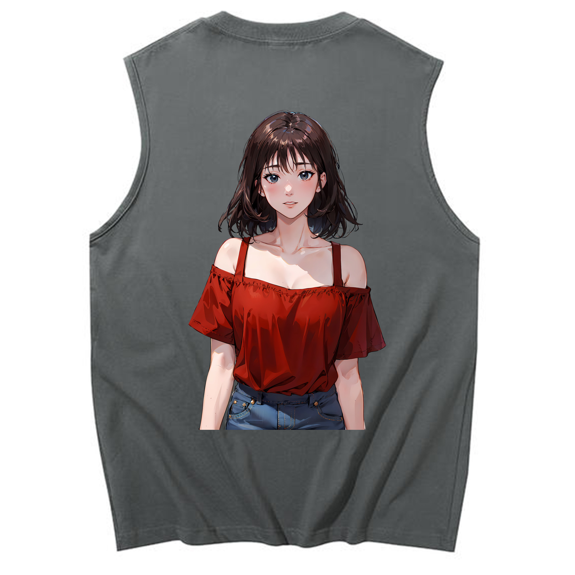 （画像用） SLAM DUNK／スラムダンク コットン100％タンクトップ（背面プリント）